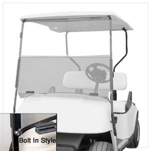 NP-6911 Clear E-Z-GO TXT Bolt Folding Windshield