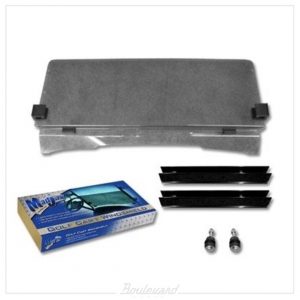 NP-MJWS2000 Madjax E-Z-Go TXT Folding Tinted Windshield