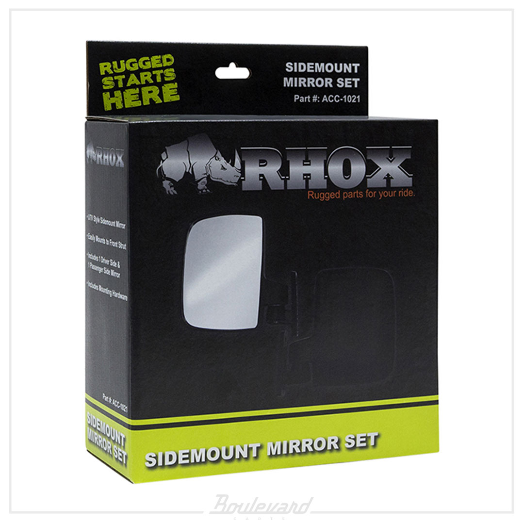 Universal UTV Style Side Mounted Mirrors - Image 5