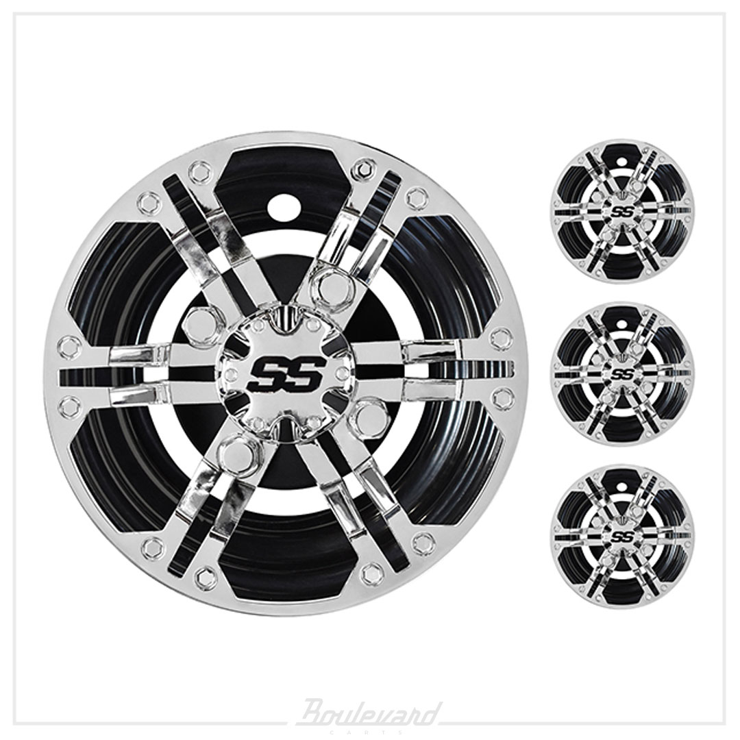 8" Chrome Daytona Wheel Cover