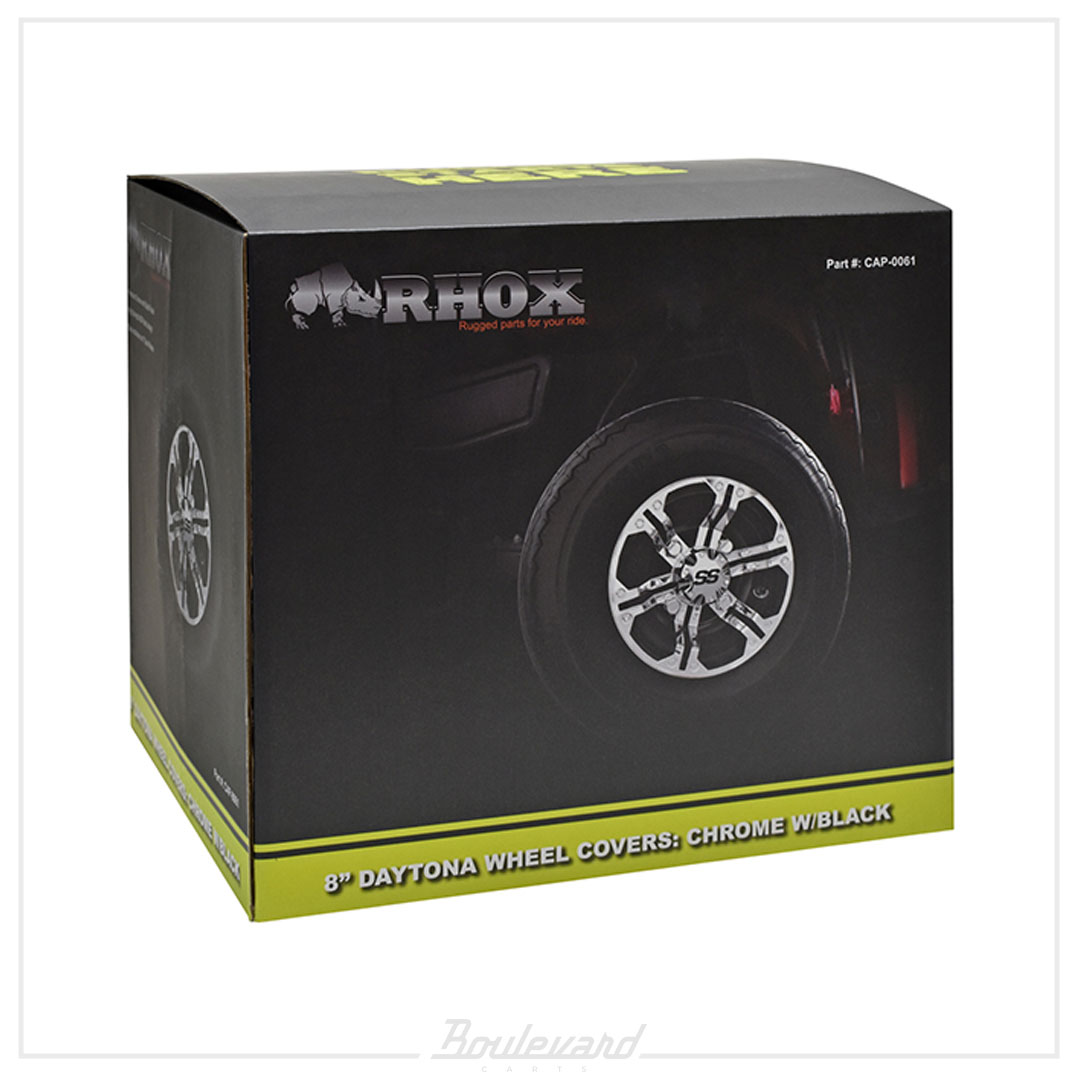 10″ Chrome Daytona Wheel Cover - Image 3