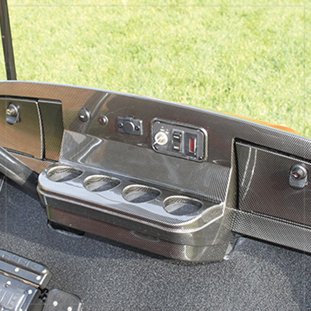 1994-2013 E-Z-Go Carbon Fiber Dash - Image 3