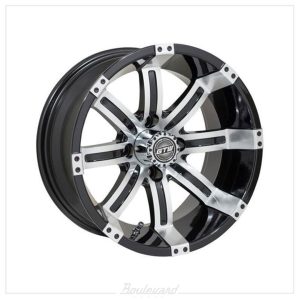 NP-19-142-001 GTW® Tempest 14″ Machined & Black Wheel