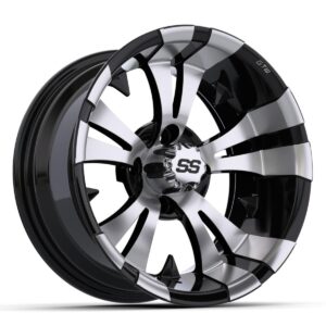 NP-19-168-001 GTW® Vampire 14x7 Machined & Black Wheel