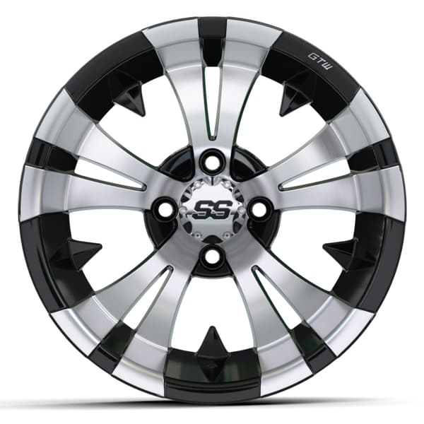 GTW® Vampire 14x7 Machined & Black Wheel - Image 2
