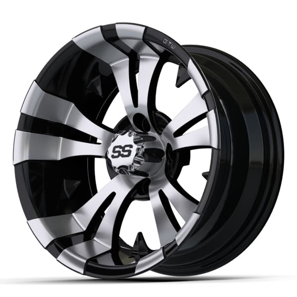 GTW® Vampire 14x7 Machined & Black Wheel - Image 3