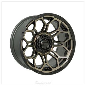NP-19-224-001 14″ GTW® Bravo Wheel (Matte Bronze-Tint)