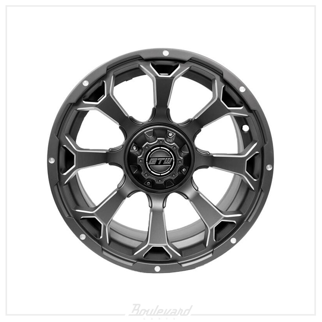 14x7 GTW® Raven Off-Road Matte Gray Wheel - Image 2
