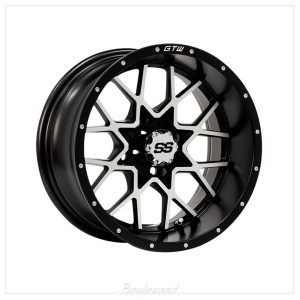 NP-19-230-001 GTW® 14″ Vortex Wheel – Matte Black/Machined