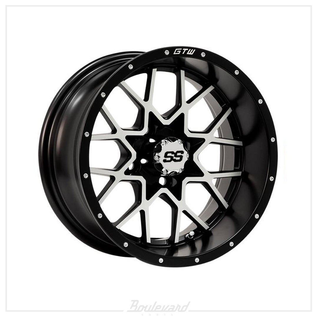 GTW® 14″ Vortex Wheel – Matte Black/Machined