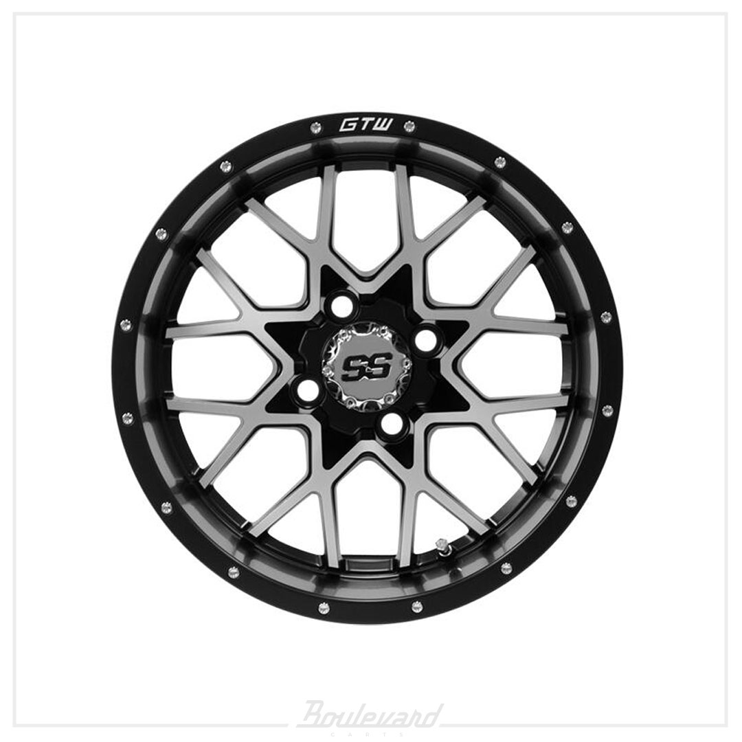 GTW® 14″ Vortex Wheel – Matte Black/Machined - Image 2
