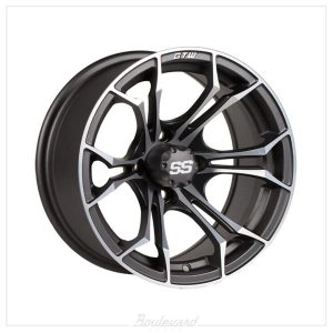 NP-19-253-001 14″ GTW® Spyder Wheel – Matte Gray