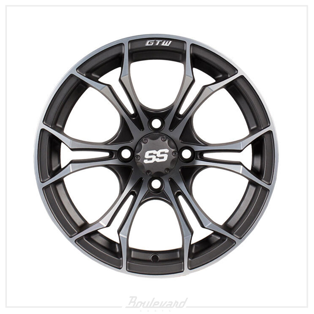 14″ GTW® Spyder Wheel – Matte Gray - Image 2