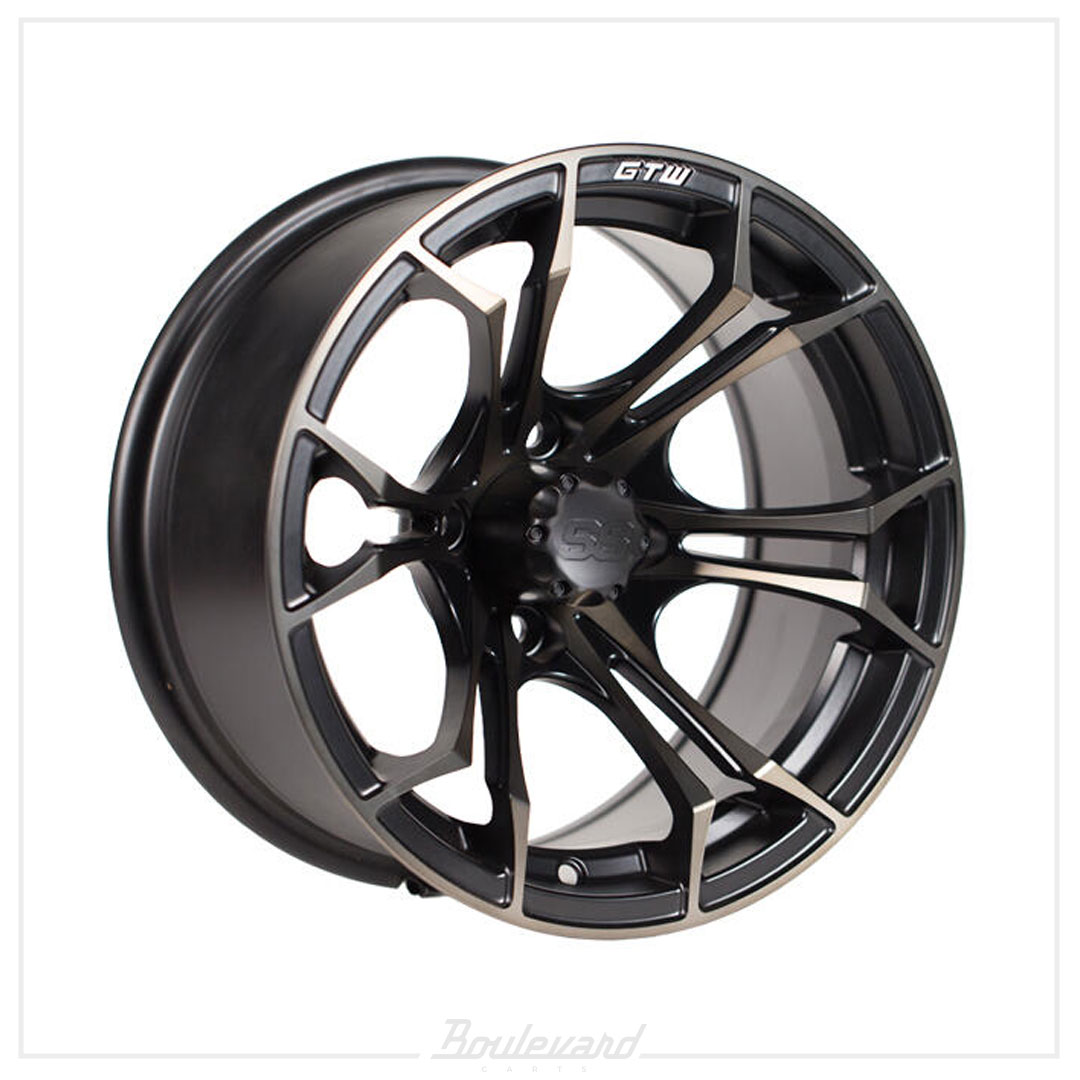 14″ GTW® Spyder Wheel – Matte Black with Bronze