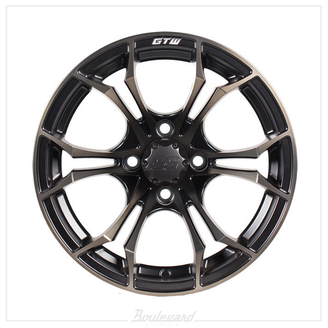 14″ GTW® Spyder Wheel – Matte Black with Bronze - Image 2