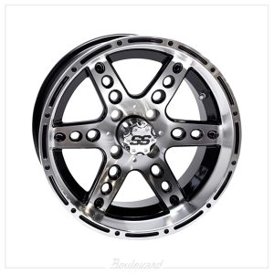RH-TIR-RX187 RHOX RX187 Machined Gloss Black 14x7