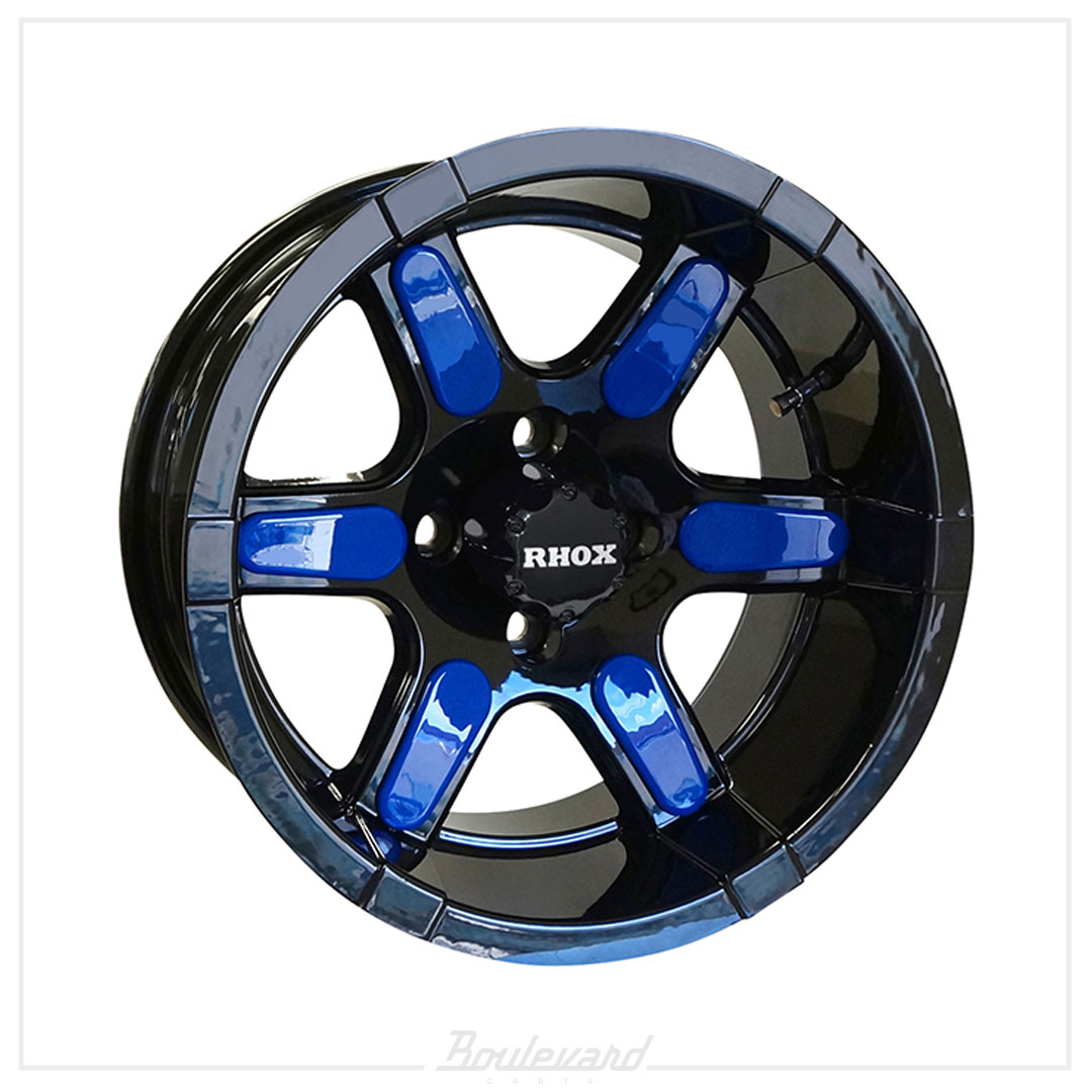 RHOX RX262 Black w/ Center Cap 14x7 - Image 2