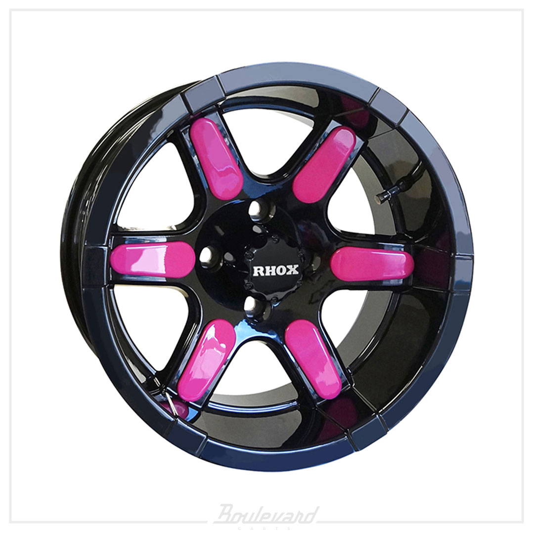 RHOX RX262 Black w/ Center Cap 14x7 - Image 6