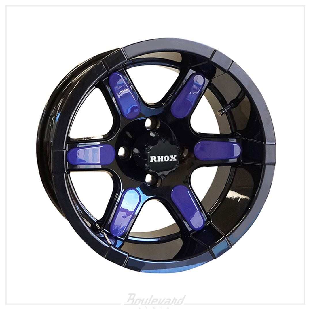 RHOX RX262 Black w/ Center Cap 14x7 - Image 7