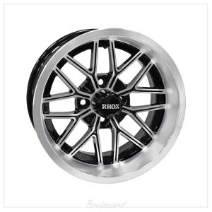 RH-TIR-RX281 RHOX RX281 Machined Gloss Black 14x7