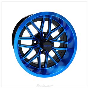 RH-TIR-RX281-BBL-001 RHOX RX281 Gloss Black with Blue 14x7