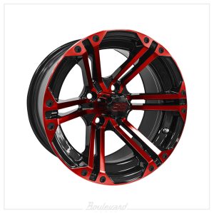 RH-TIR-RX354-BR RHOX RX354 Black and Red 14x7