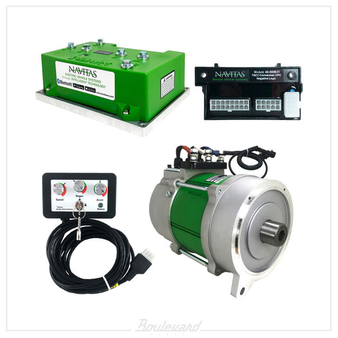 Columbia Par Car 600A 4KW Navitas DC to AC Conversion Kit with On-the-Fly Programmer