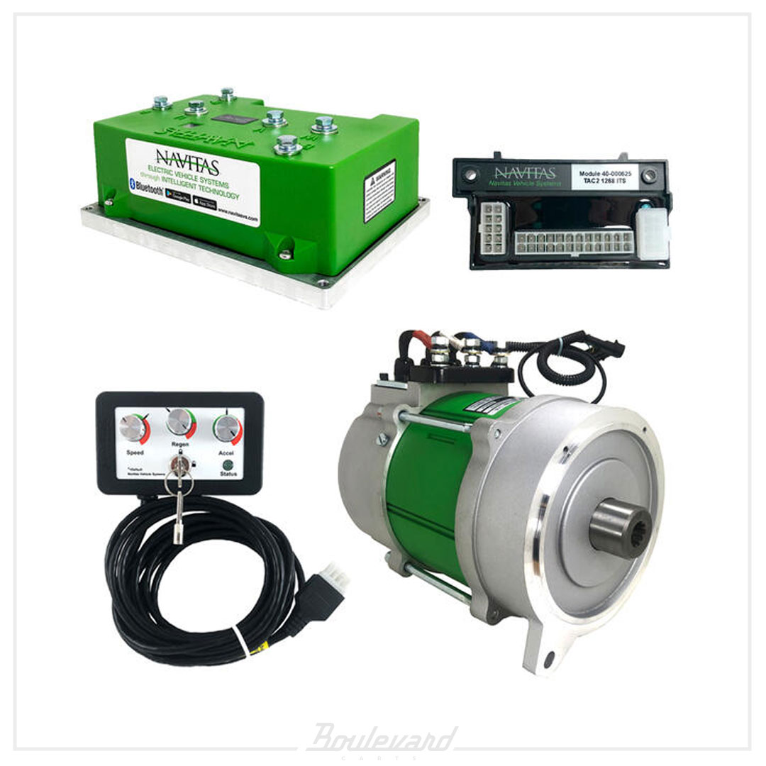E-Z-GO S4/L6/MPT/Utility 440A 4KW Navitas DC to AC Conversion Kit with On-the-Fly Programmer