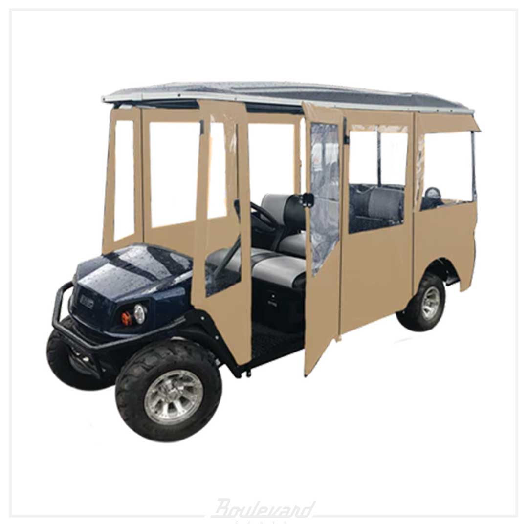 DoorWorks 6-Passenger Hinged Door Enclosure for Golf Carts (Sunbrella) - Image 6