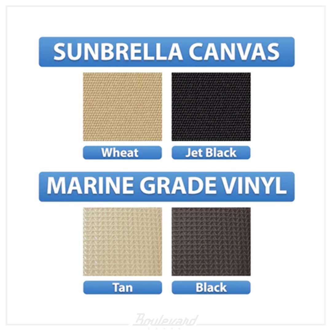 DoorWorks 6-Passenger Hinged Door Enclosure for Golf Carts (Sunbrella) - Image 2