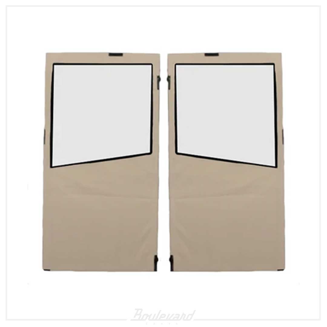 DoorWorks 6-Passenger Hinged Door Enclosure for Golf Carts (Sunbrella) - Image 5