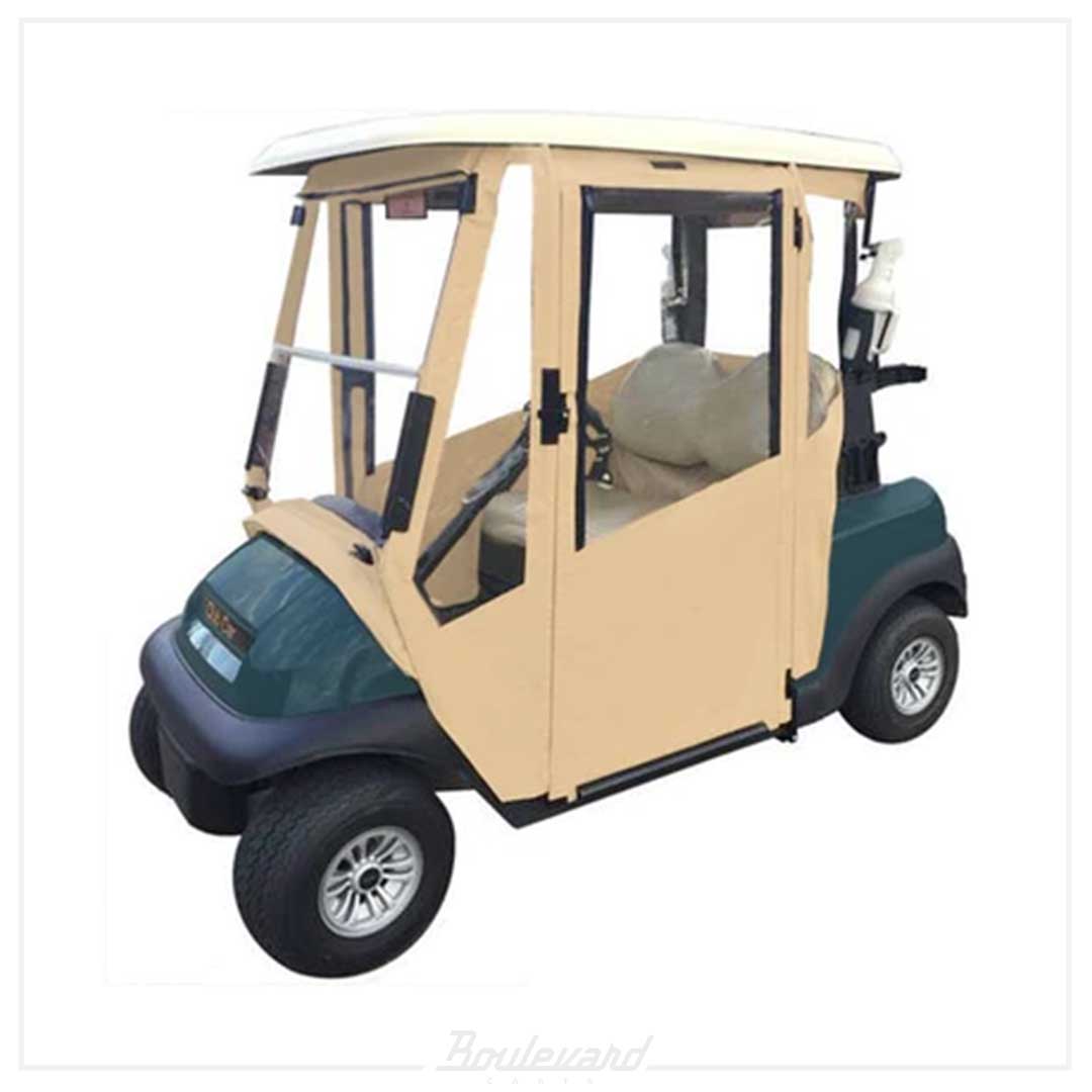 DoorWorks 2-Passenger Hinged Door Enclosure Cover for Golf Carts (Sunbrella Canvas) - Image 2
