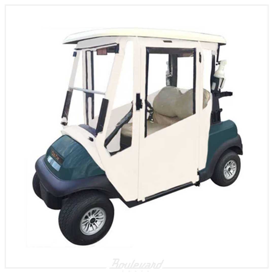 DoorWorks 2-Passenger Hinged Door Enclosure Cover for Golf Carts (Sunbrella Canvas)