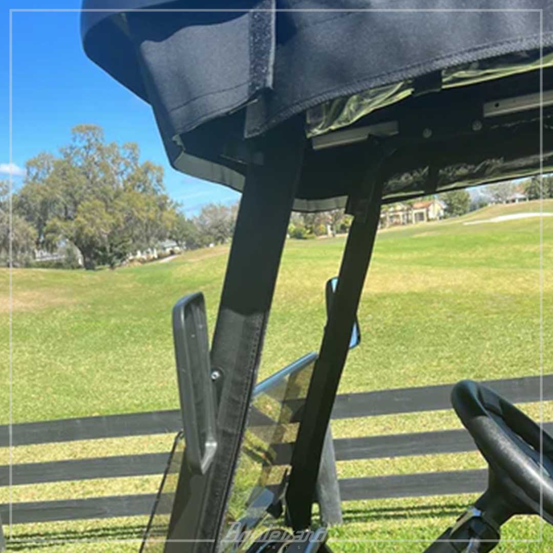 DoorWorks 4-Passenger Sunbrella Track-Style Golf Cart Enclosure - Image 10