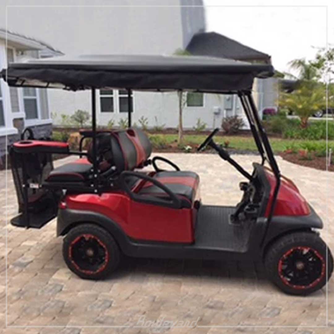 DoorWorks 4-Passenger Sunbrella Track-Style Golf Cart Enclosure - Image 6