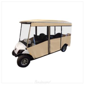 DW-TS-6P-001 DoorWorks 6-Passenger Sunbrella Track-Style Golf Cart Enclosure