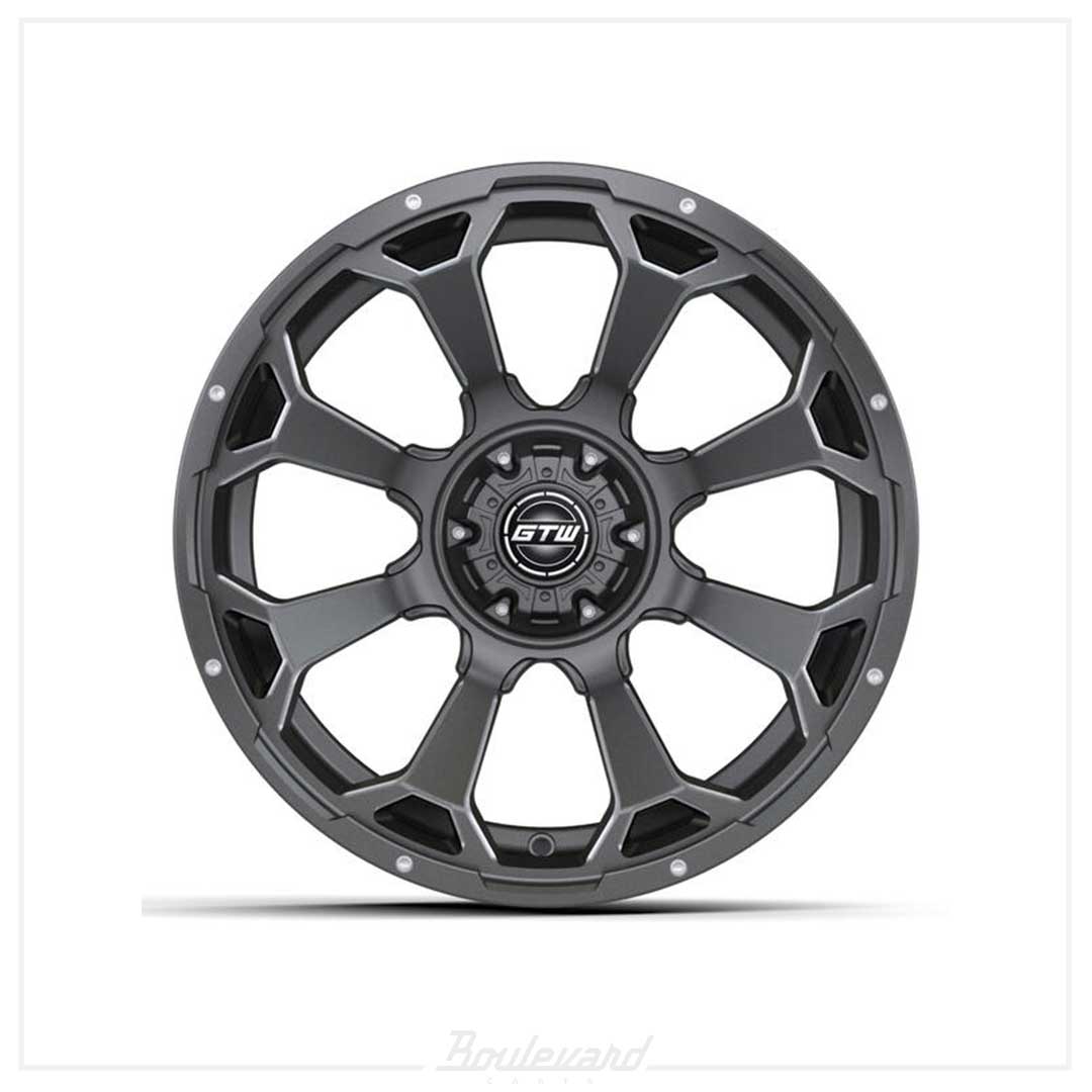 15" GTW® Raven Off-Road Matte Gray Wheel - Image 2
