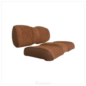 NP-10-508-BR08-001 Premium RedDot® Honey Suede Front Seat Assemblies for EZGO RXV