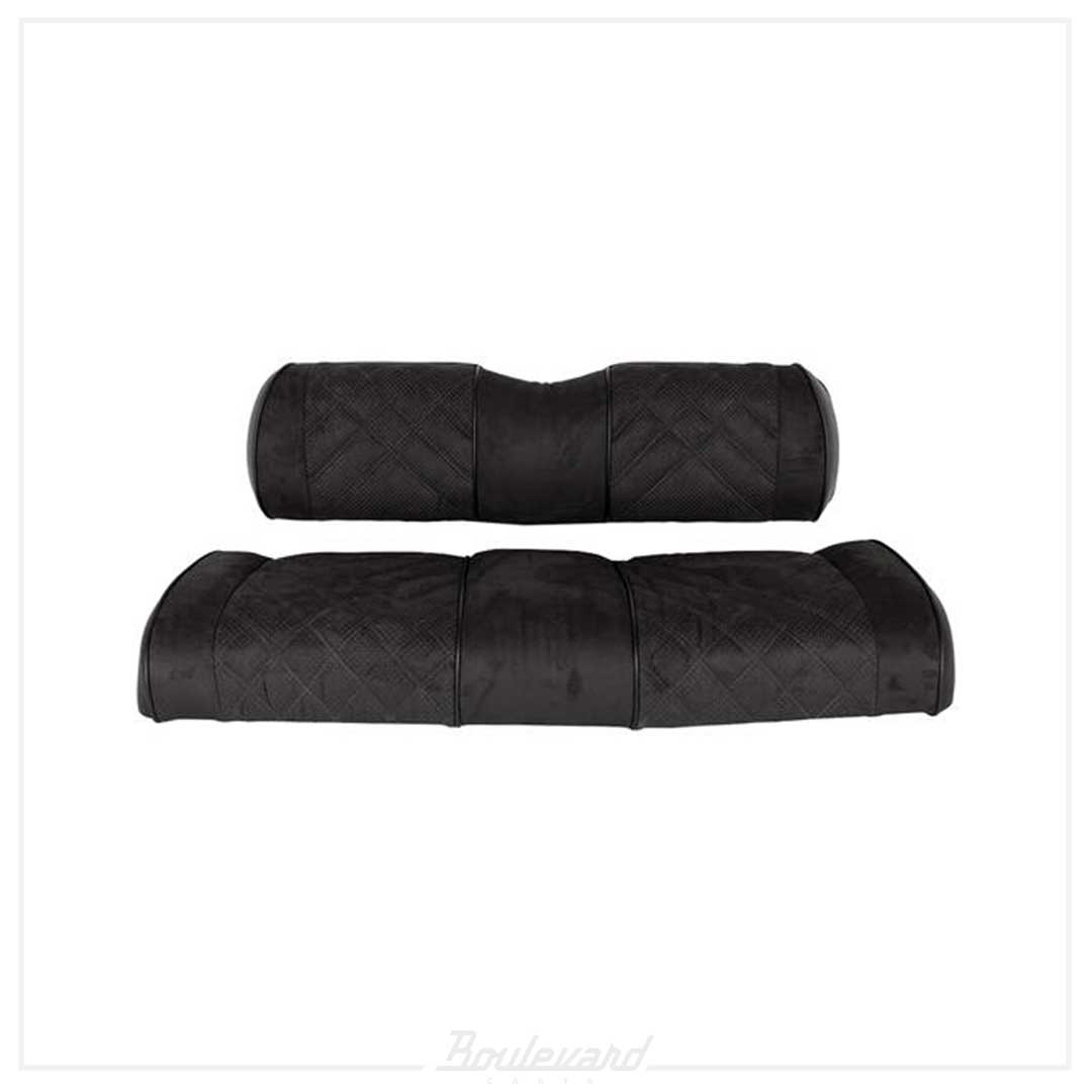 Premium RedDot® Black Suede GTW® Mach3 Rear Seat Cushions