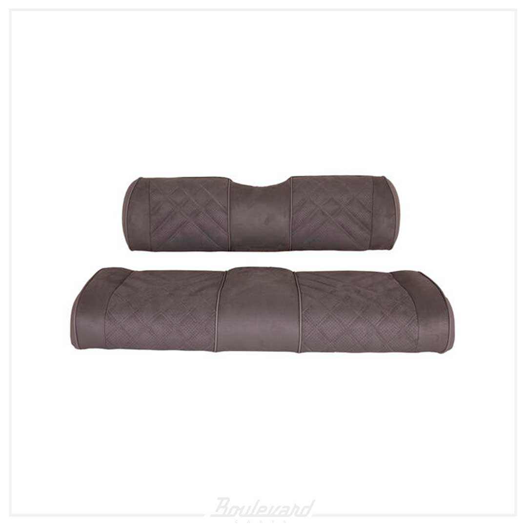 Premium RedDot® Pewter Suede GTW® Mach3 Rear Seat Cushions