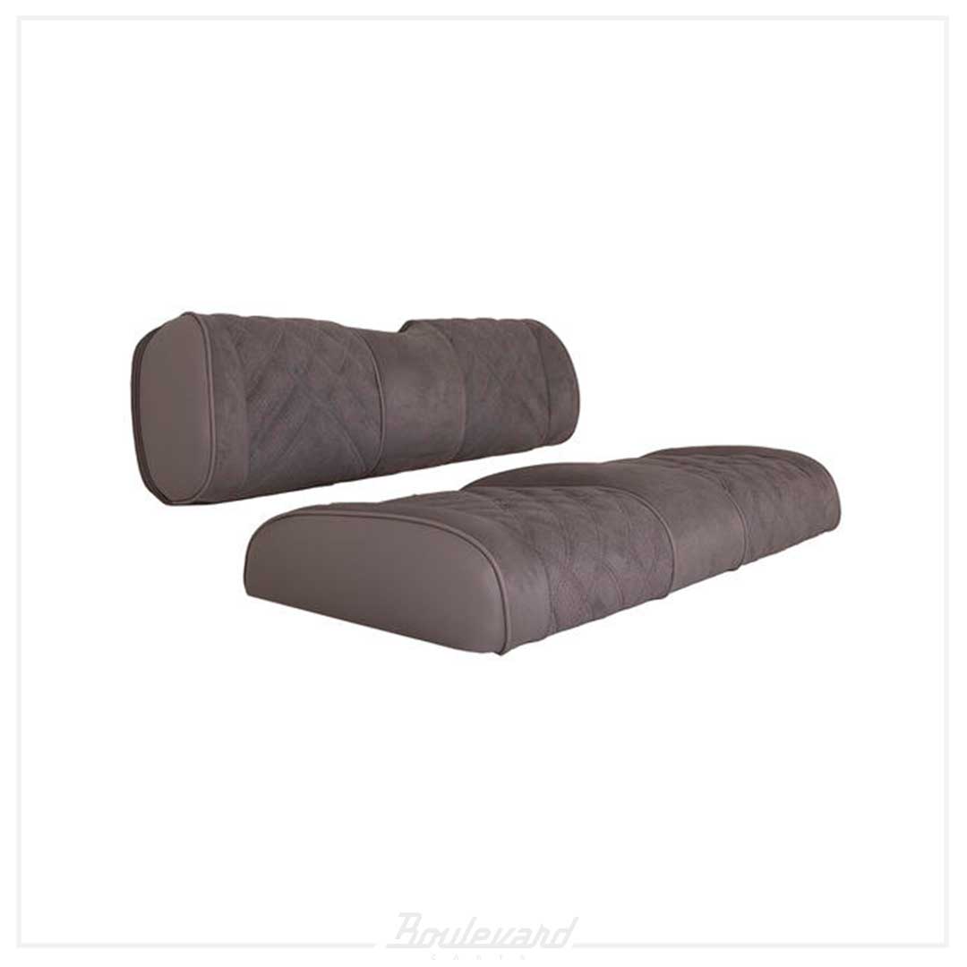 Premium RedDot® Pewter Suede GTW® Mach3 Rear Seat Cushions - Image 2