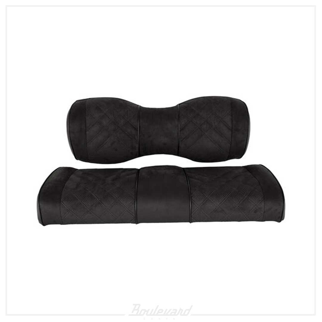 Premium RedDot® Black Suede MadJax® Genesis 250/300 Rear Seat Cushions