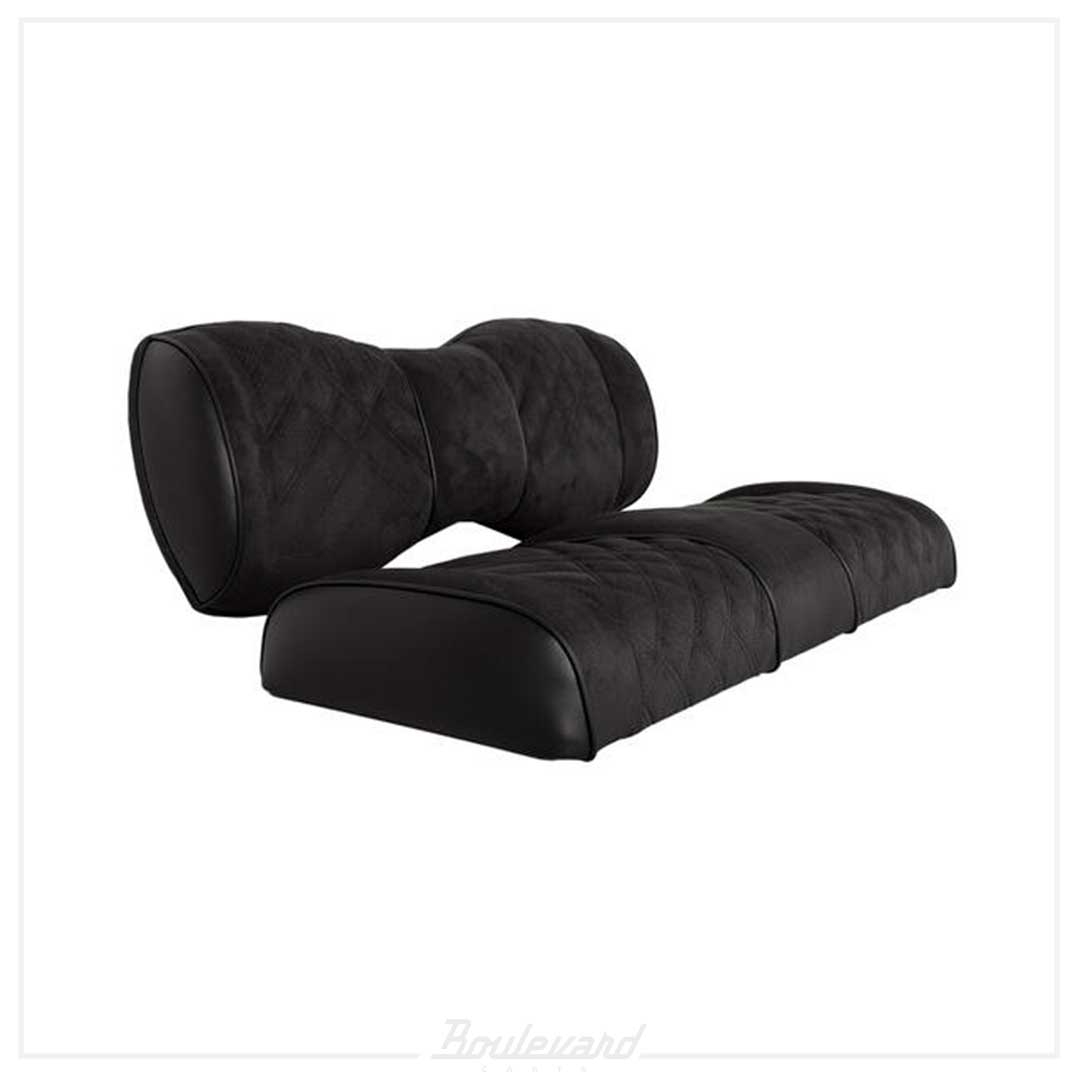 Premium RedDot® Black Suede MadJax® Genesis 250/300 Rear Seat Cushions - Image 10