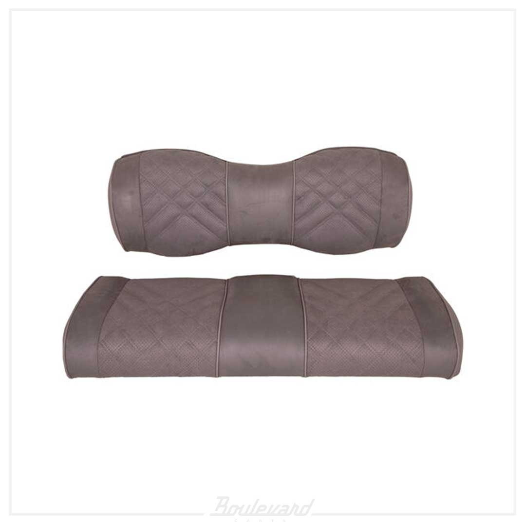 Premium RedDot® Pewter Suede MadJax® Genesis 250/300 Rear Seat Cushions