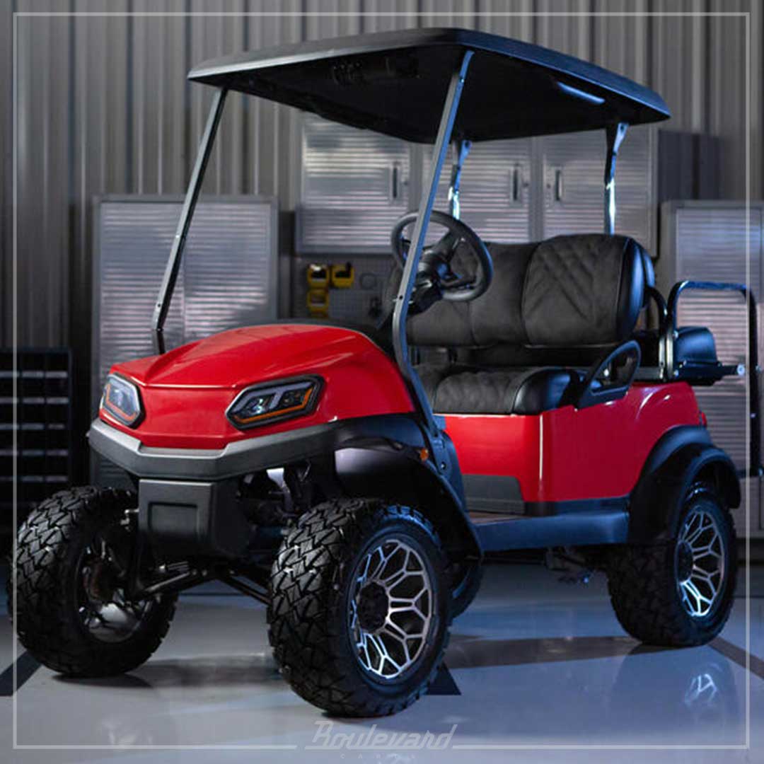 Premium RedDot® Black Suede Front Seat Assemblies for Club Car Precedent Onward Tempo - Image 7