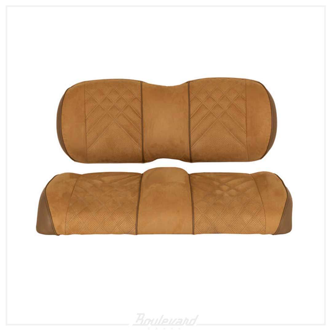 Premium RedDot® Honey Suede Front Seat Assemblies for Club Car Precedent Onward Tempo