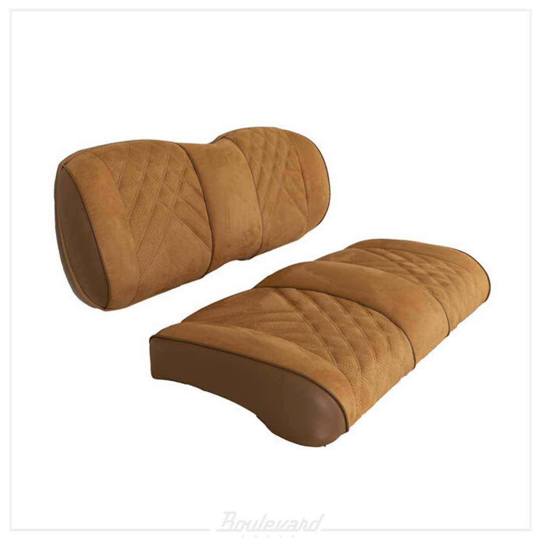 Premium RedDot® Honey Suede Front Seat Assemblies for Club Car Precedent Onward Tempo - Image 2