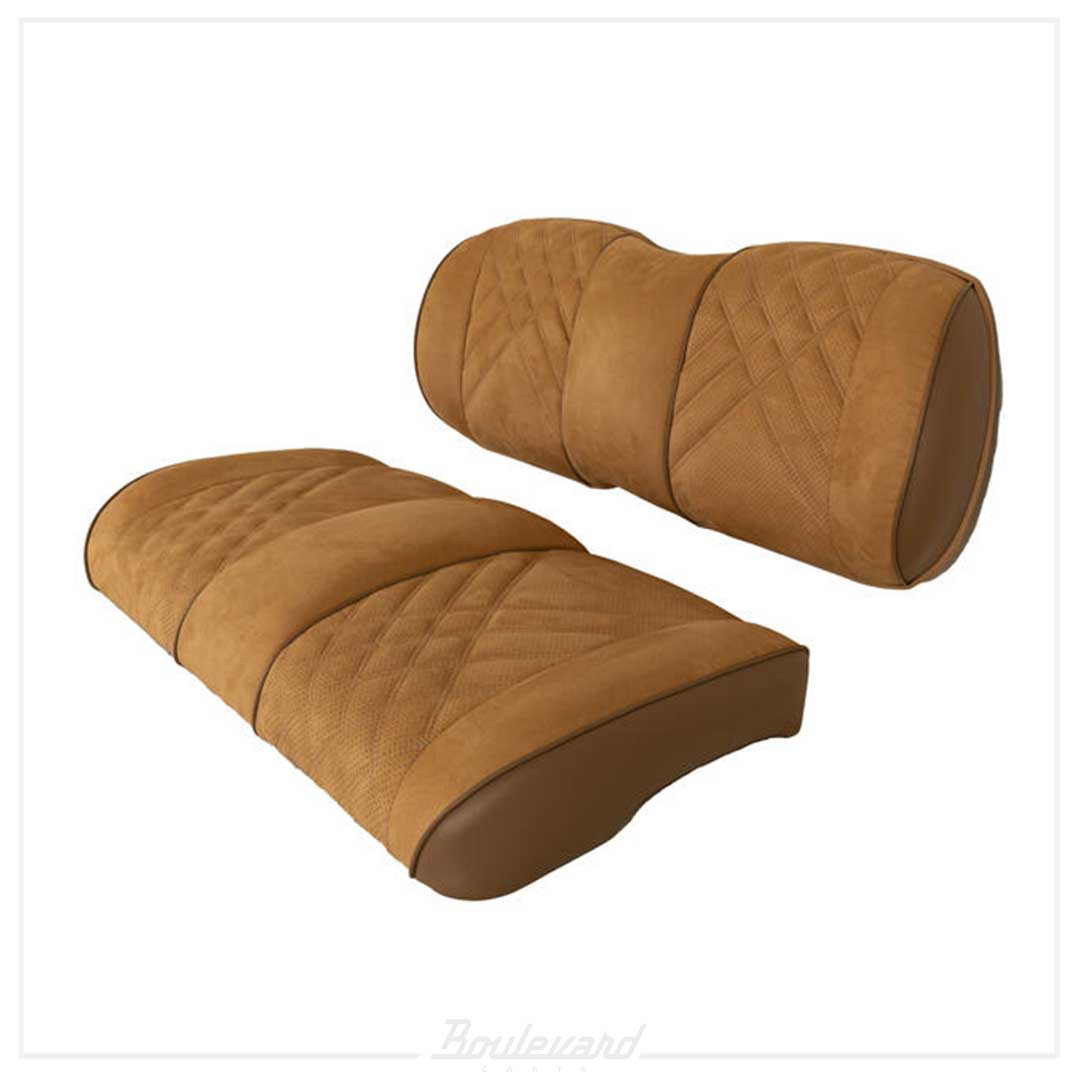 Premium RedDot® Honey Suede Front Seat Assemblies for Club Car Precedent Onward Tempo - Image 9