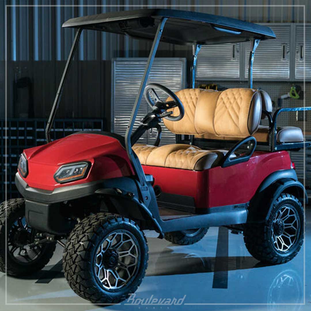 Premium RedDot® Honey Suede Front Seat Assemblies for Club Car Precedent Onward Tempo - Image 3