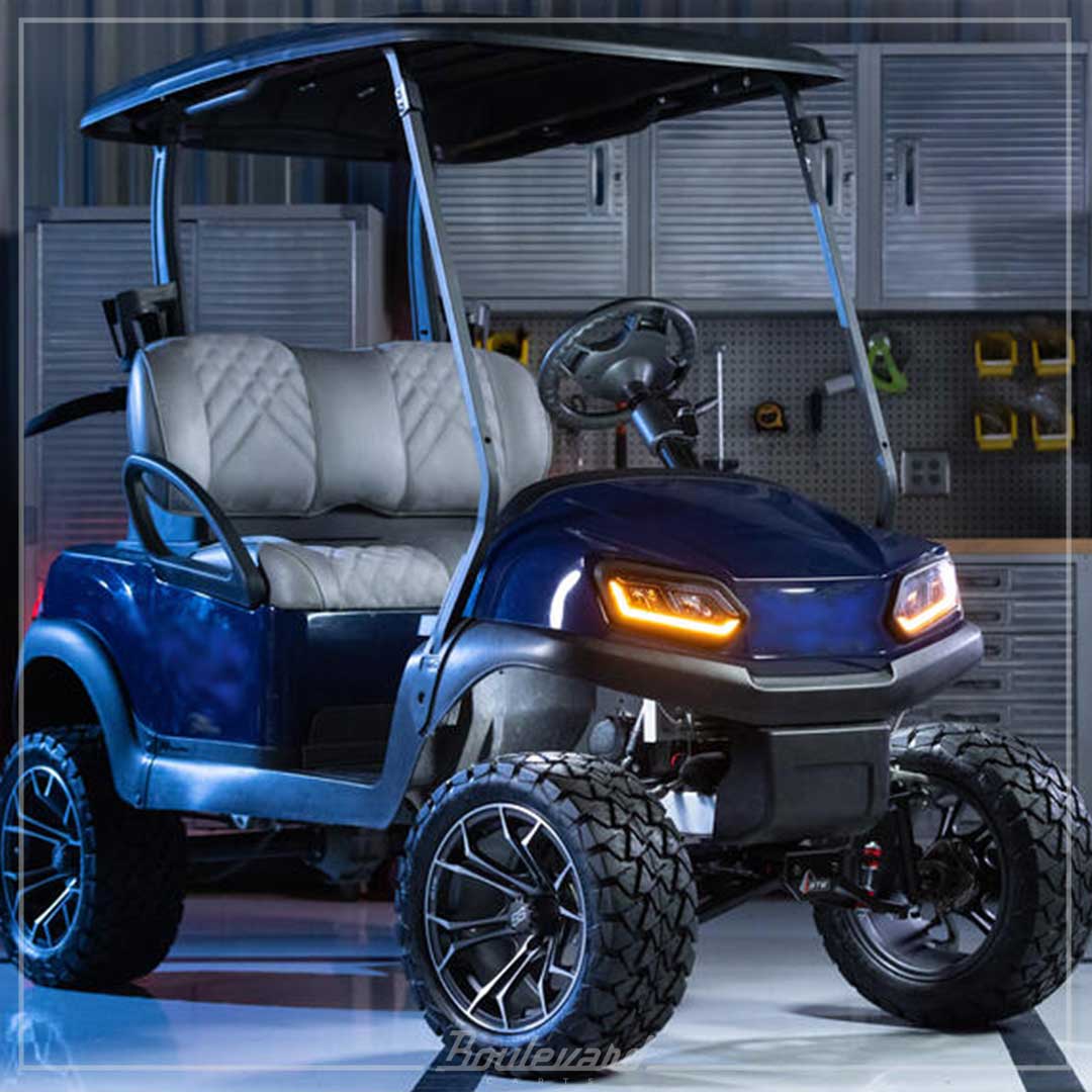 Premium RedDot® Pewter Suede Front Seat Assemblies for Club Car Precedent Onward Tempo - Image 9